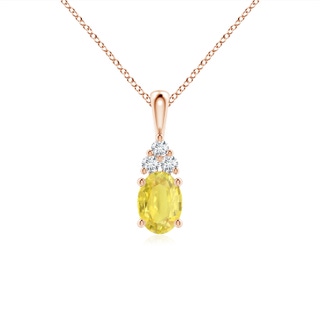 Oval A Yellow Sapphire