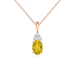 Oval AAAA Yellow Sapphire