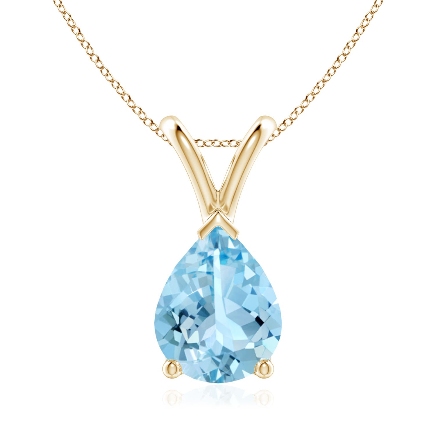 AAAA - Aquamarine / 1.25 CT / 14 KT Yellow Gold