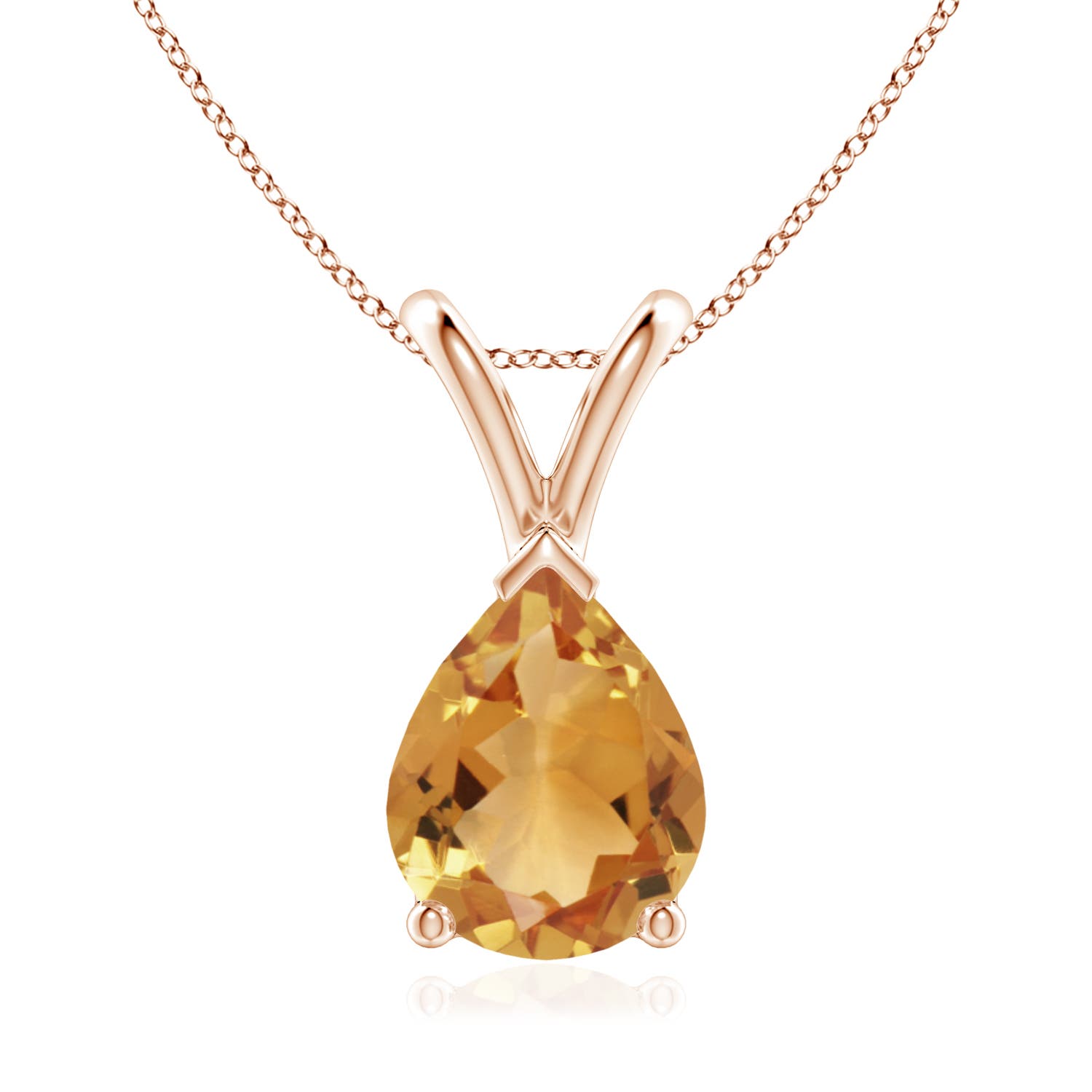 A - Citrine / 1.5 CT / 14 KT Rose Gold