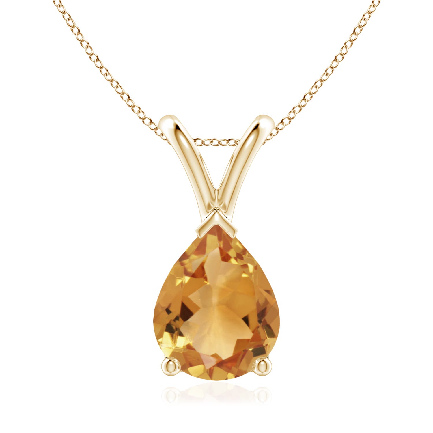 A - Citrine / 1.5 CT / 14 KT Yellow Gold