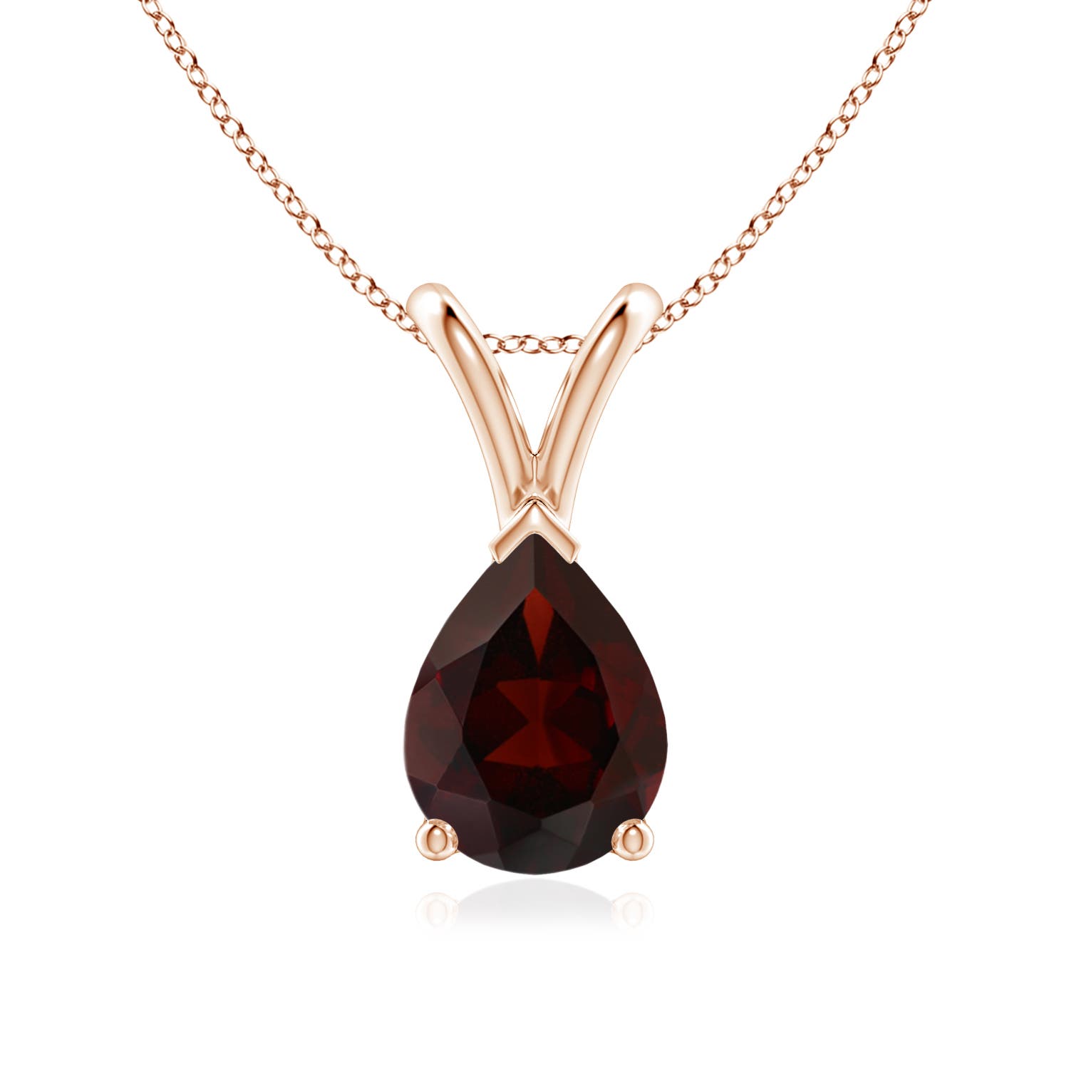 A - Garnet / 1.3 CT / 14 KT Rose Gold