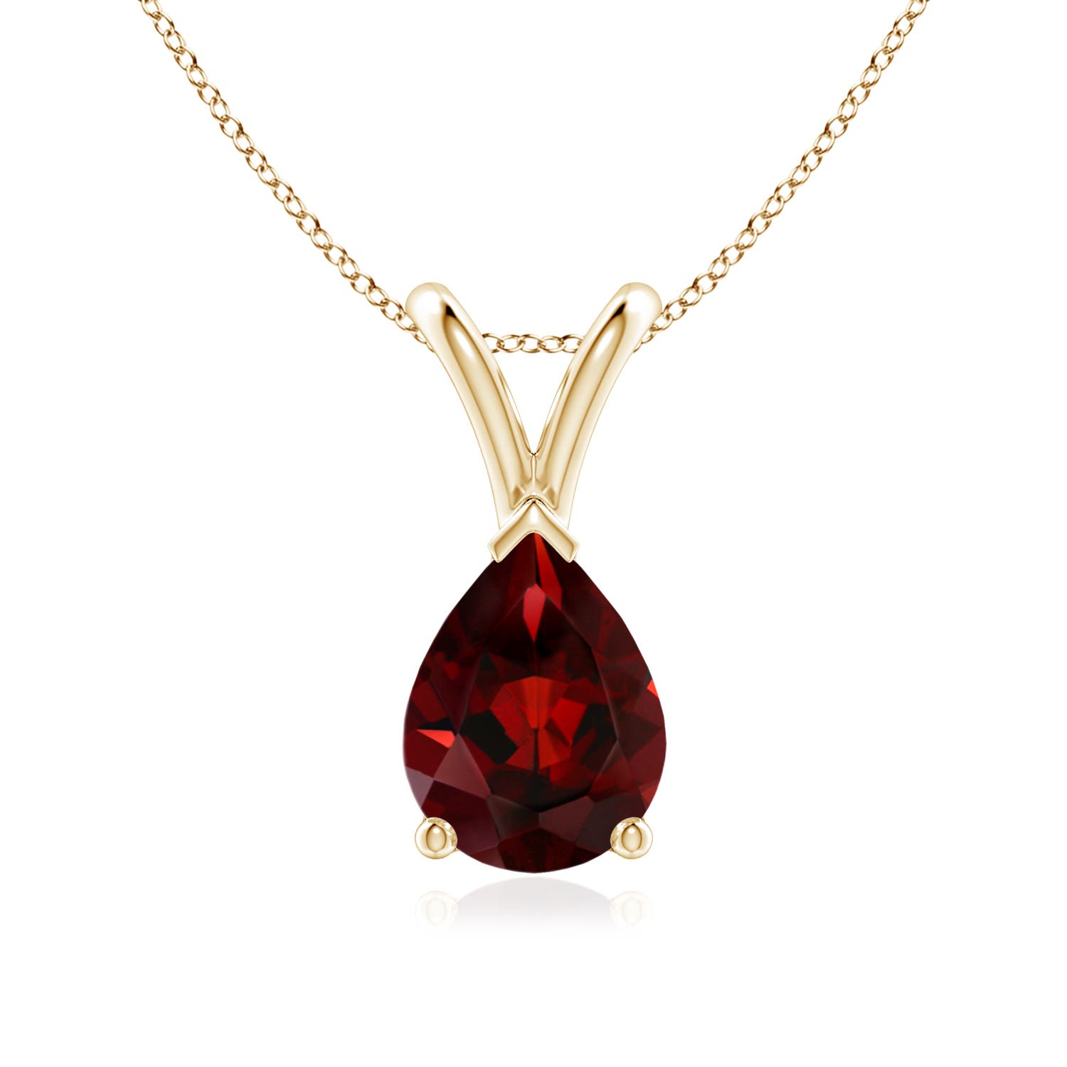 AAA - Garnet / 1.3 CT / 14 KT Yellow Gold