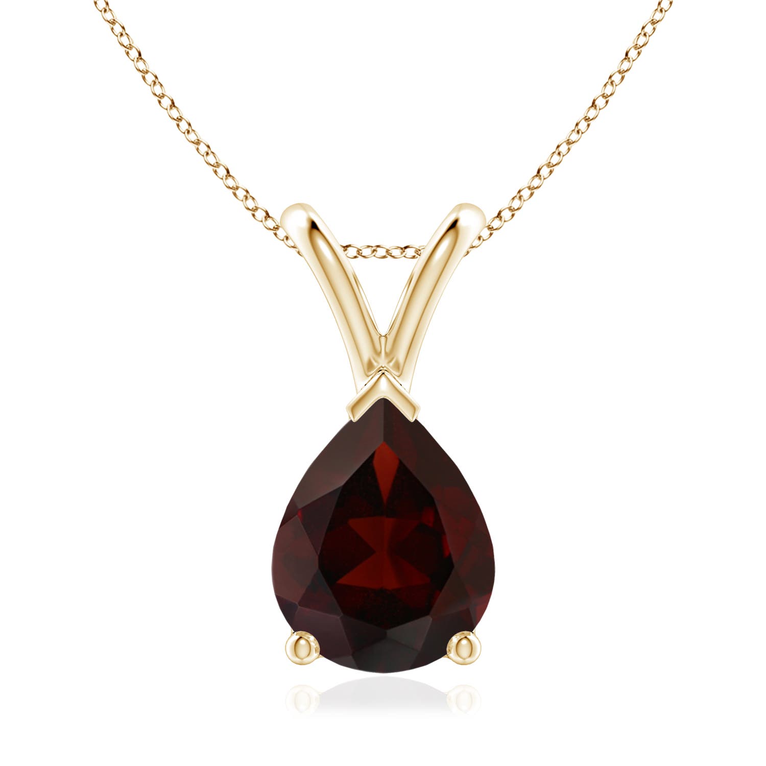 A - Garnet / 1.8 CT / 14 KT Yellow Gold