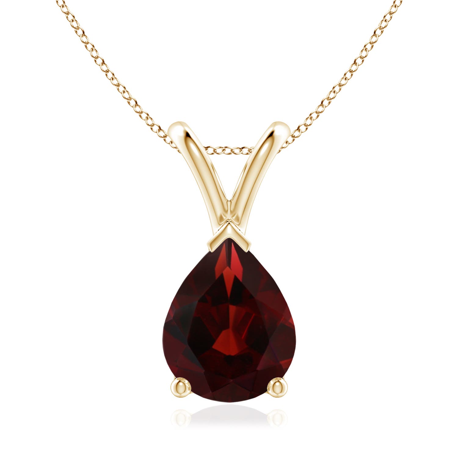 AA - Garnet / 1.8 CT / 14 KT Yellow Gold