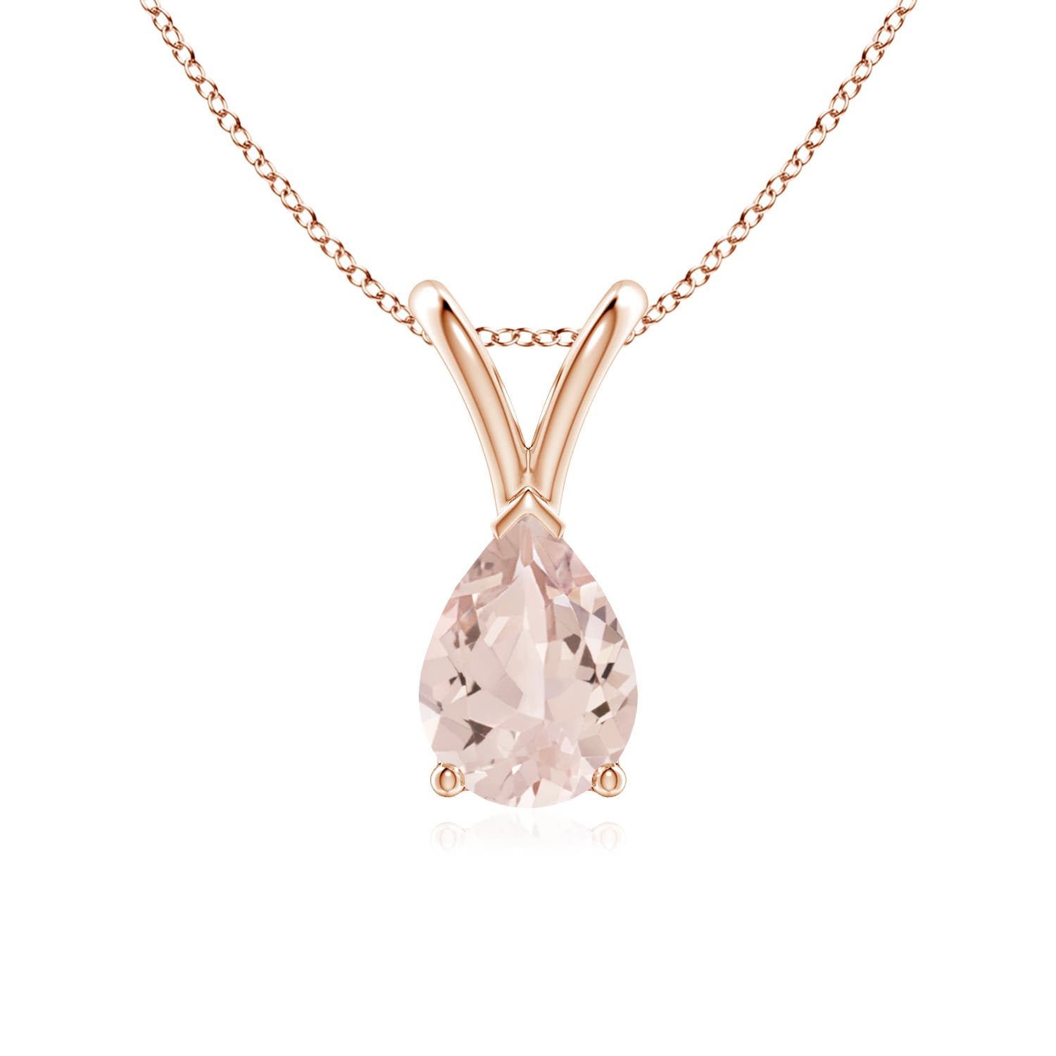 AA - Morganite / 0.6 CT / 14 KT Rose Gold