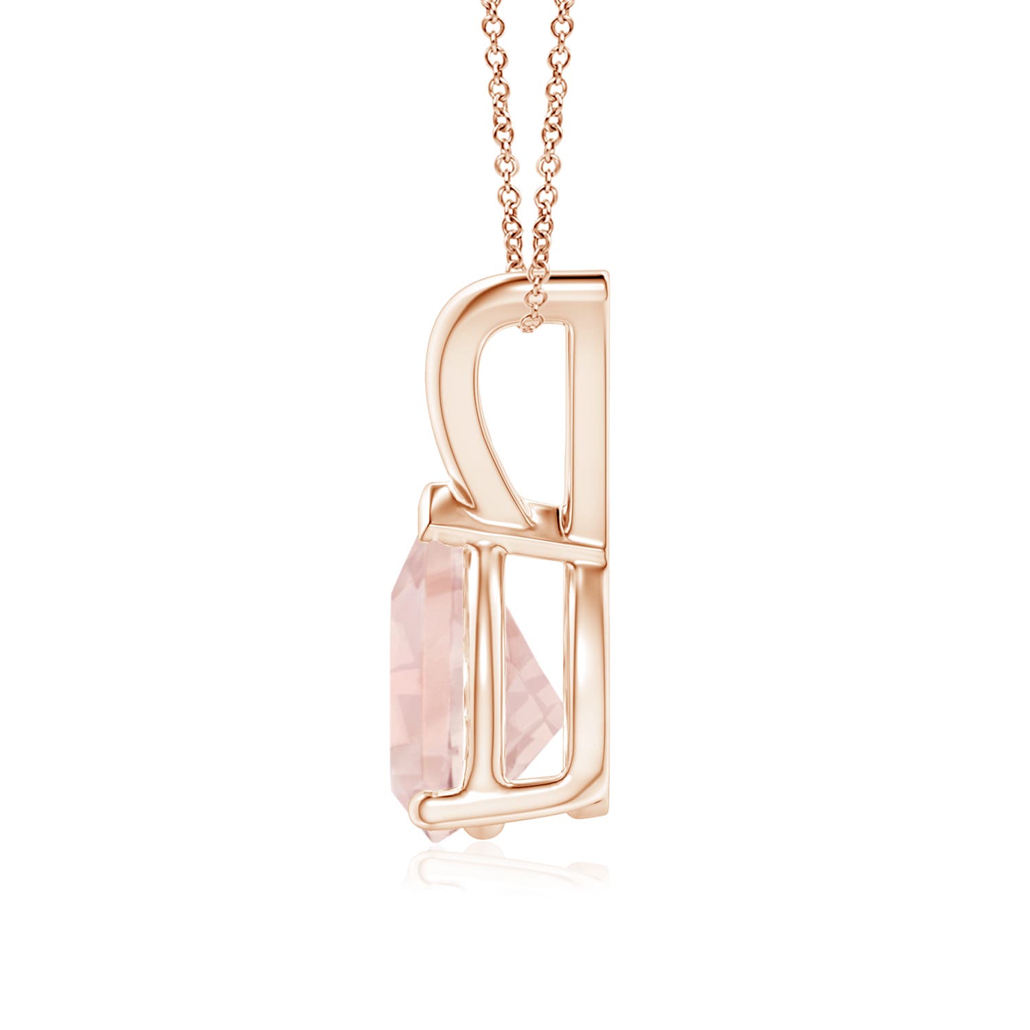 AA - Morganite / 0.95 CT / 14 KT Rose Gold