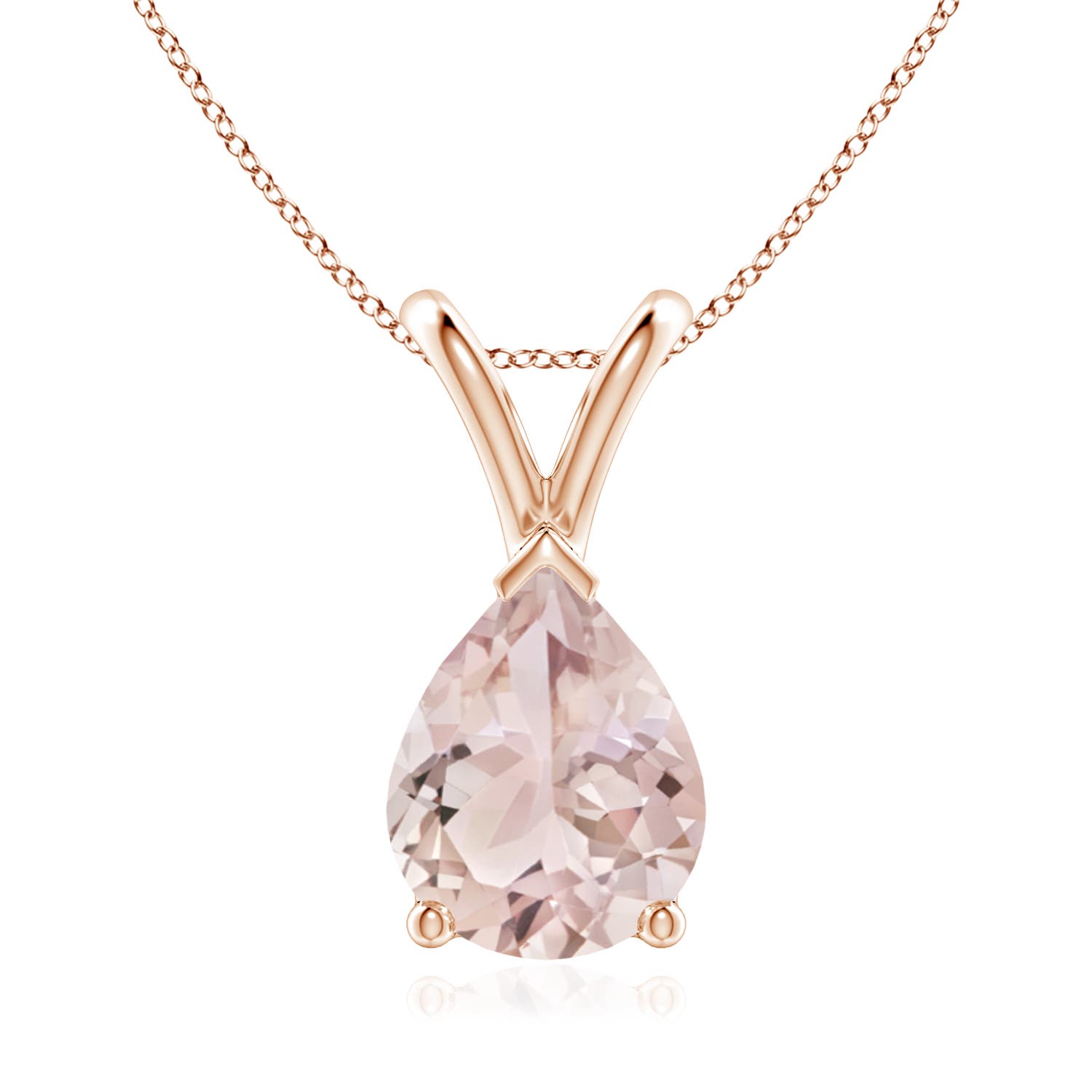 A - Morganite / 1.4 CT / 14 KT Rose Gold