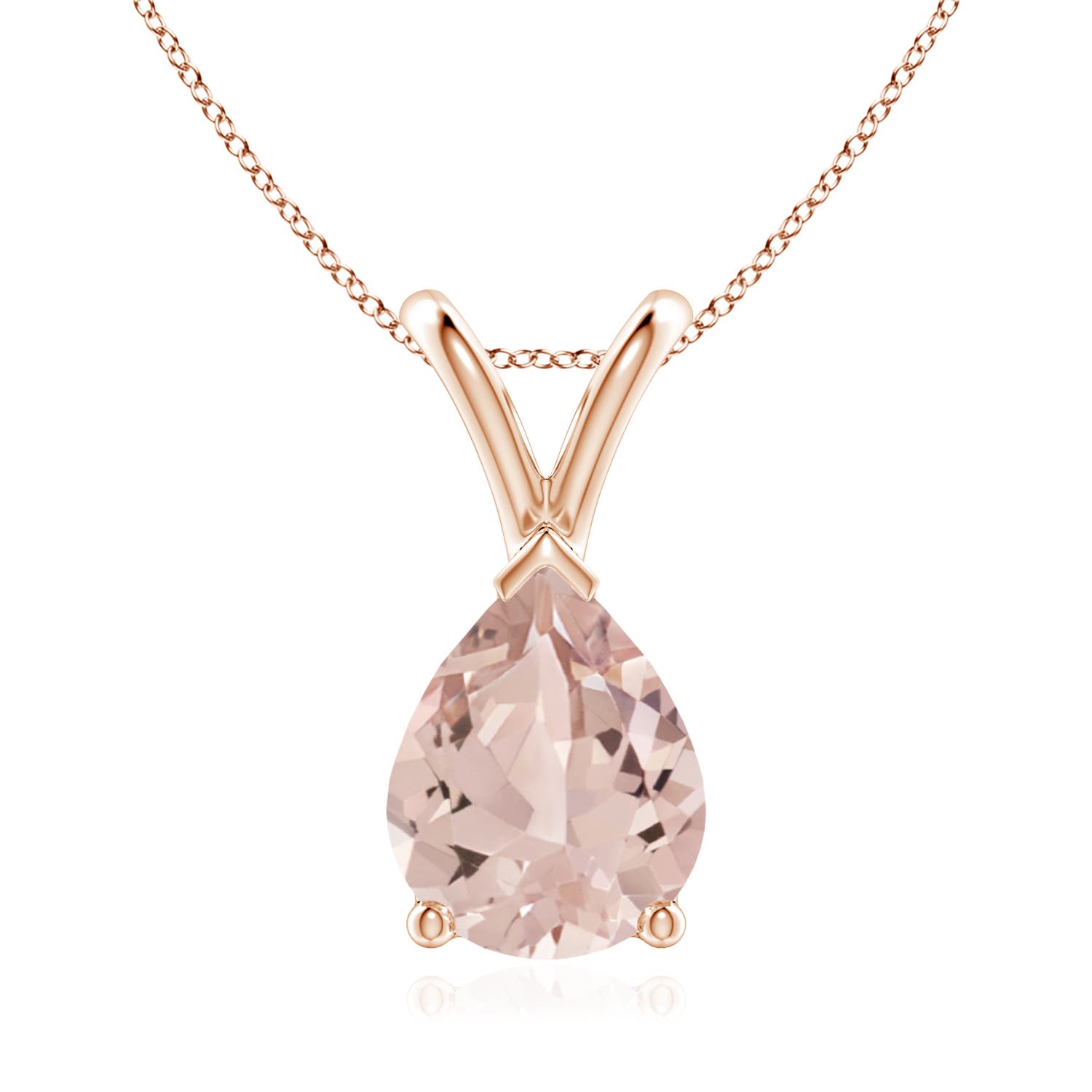 AA - Morganite / 1.4 CT / 14 KT Rose Gold