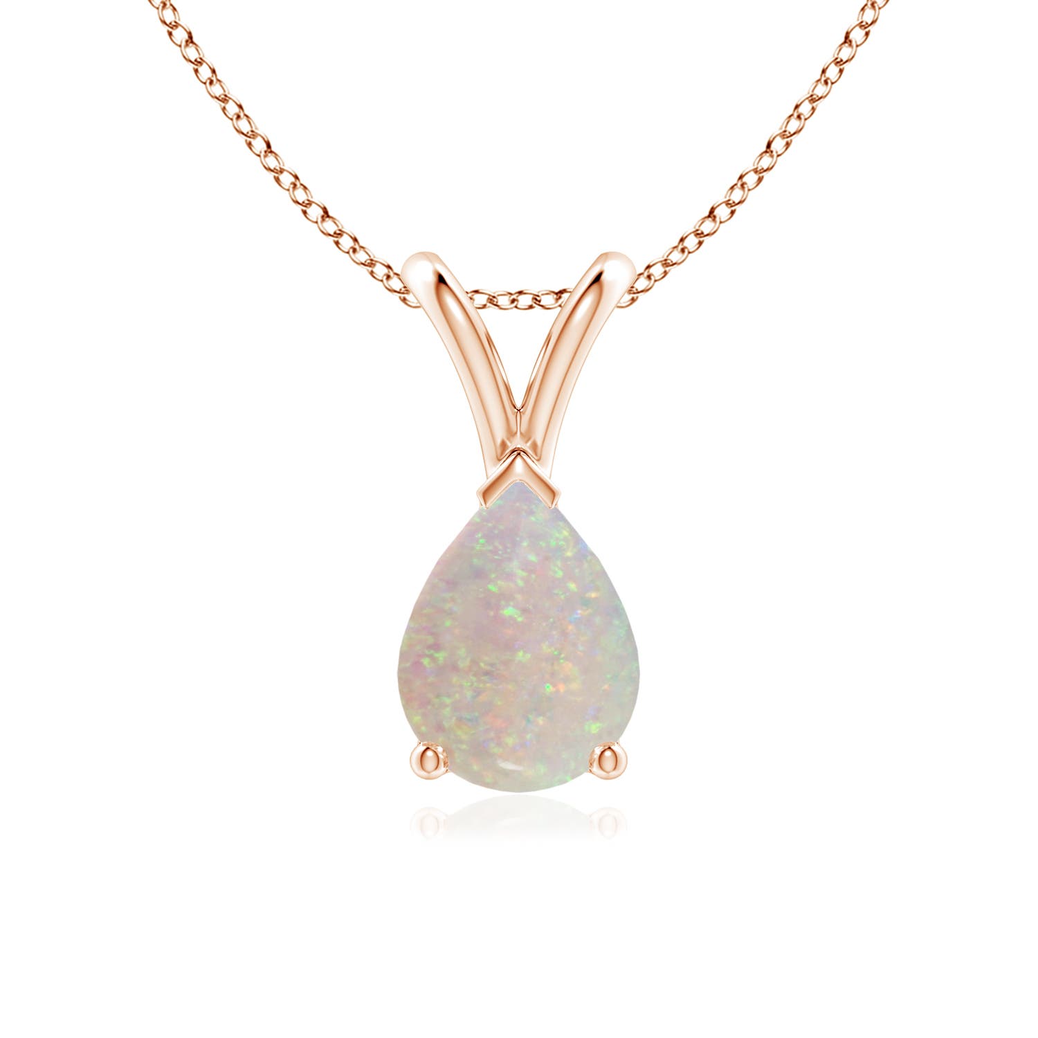 AA - Opal / 0.7 CT / 14 KT Rose Gold