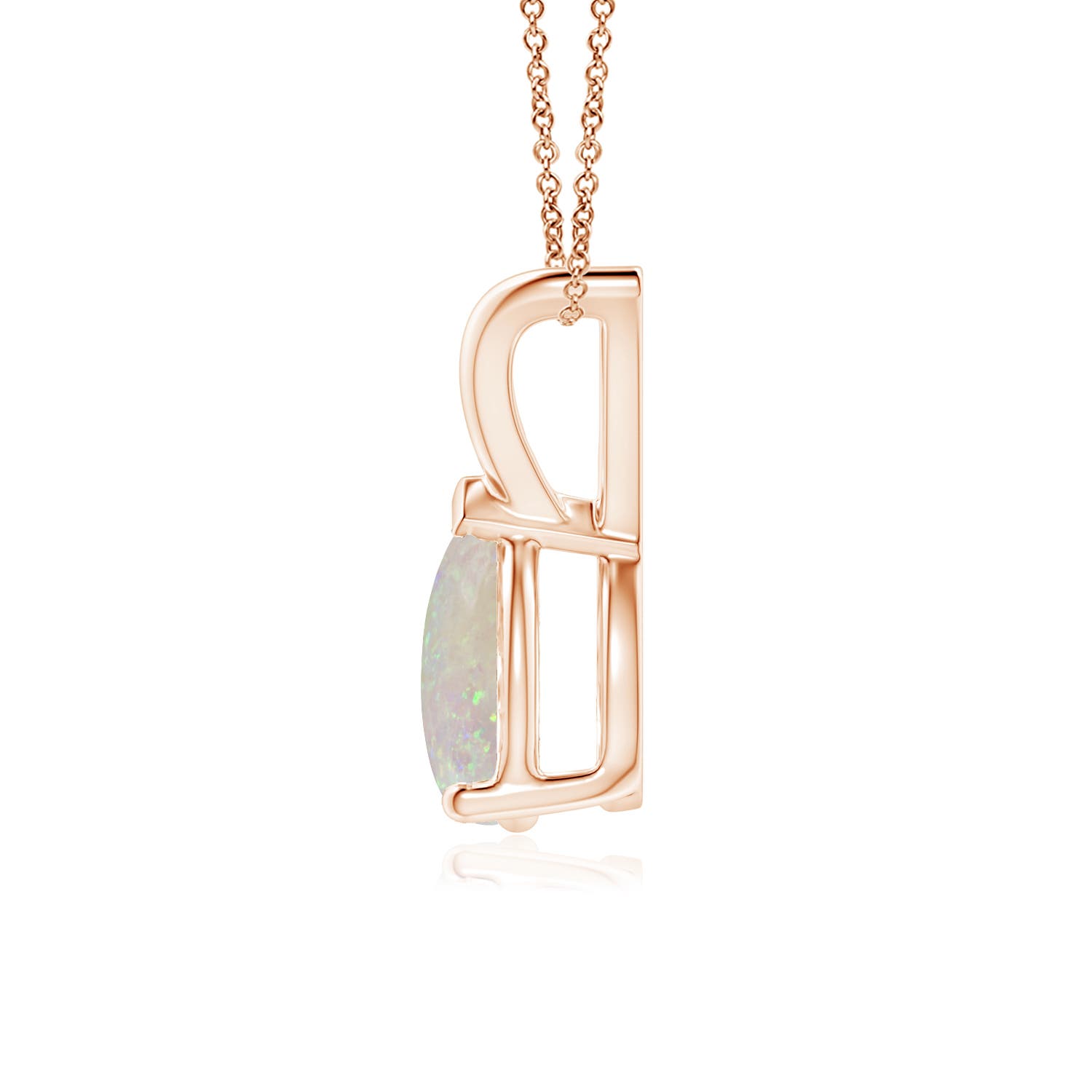 AA - Opal / 0.7 CT / 14 KT Rose Gold