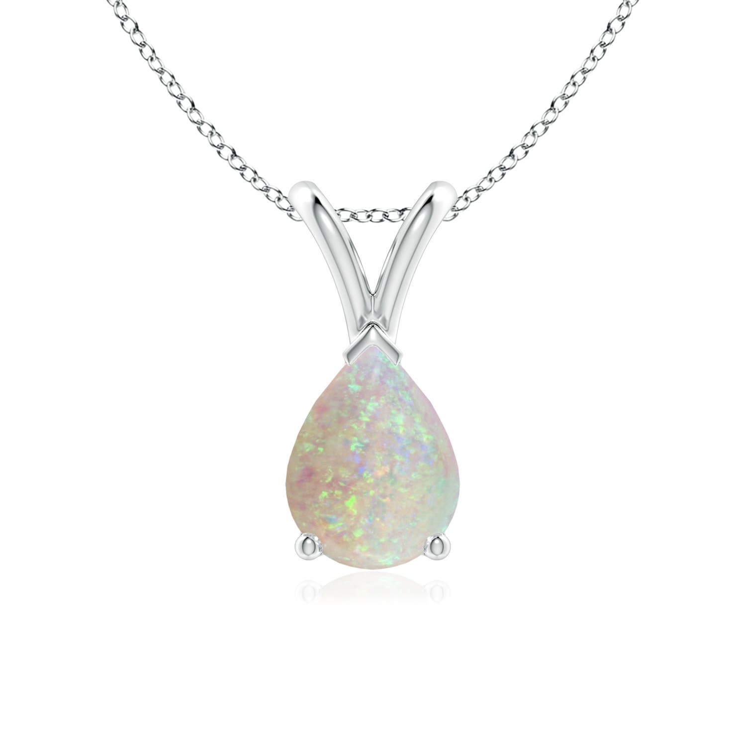 AAA - Opal / 0.7 CT / 14 KT White Gold