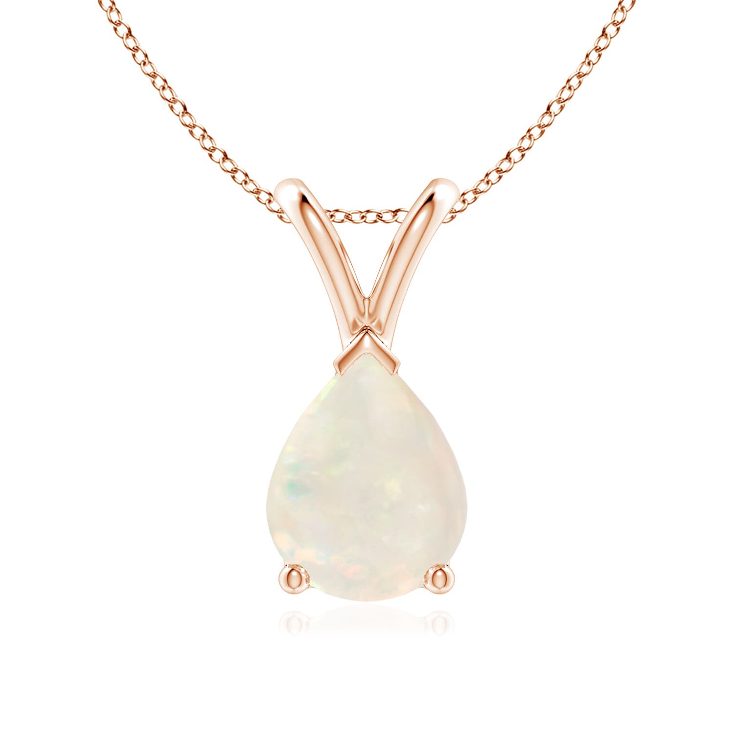 A - Opal / 0.9 CT / 14 KT Rose Gold