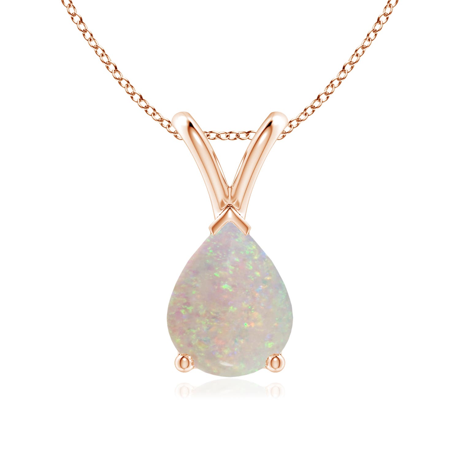 AA - Opal / 0.9 CT / 14 KT Rose Gold