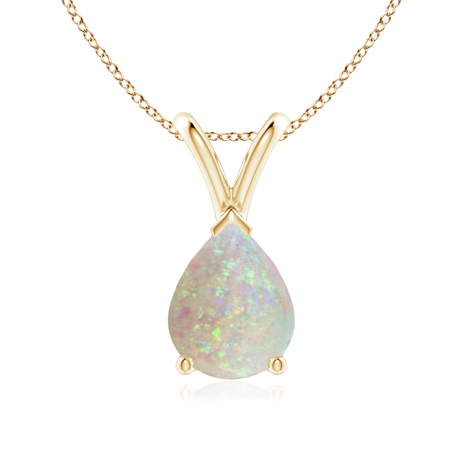 AAA - Opal / 0.9 CT / 14 KT Yellow Gold