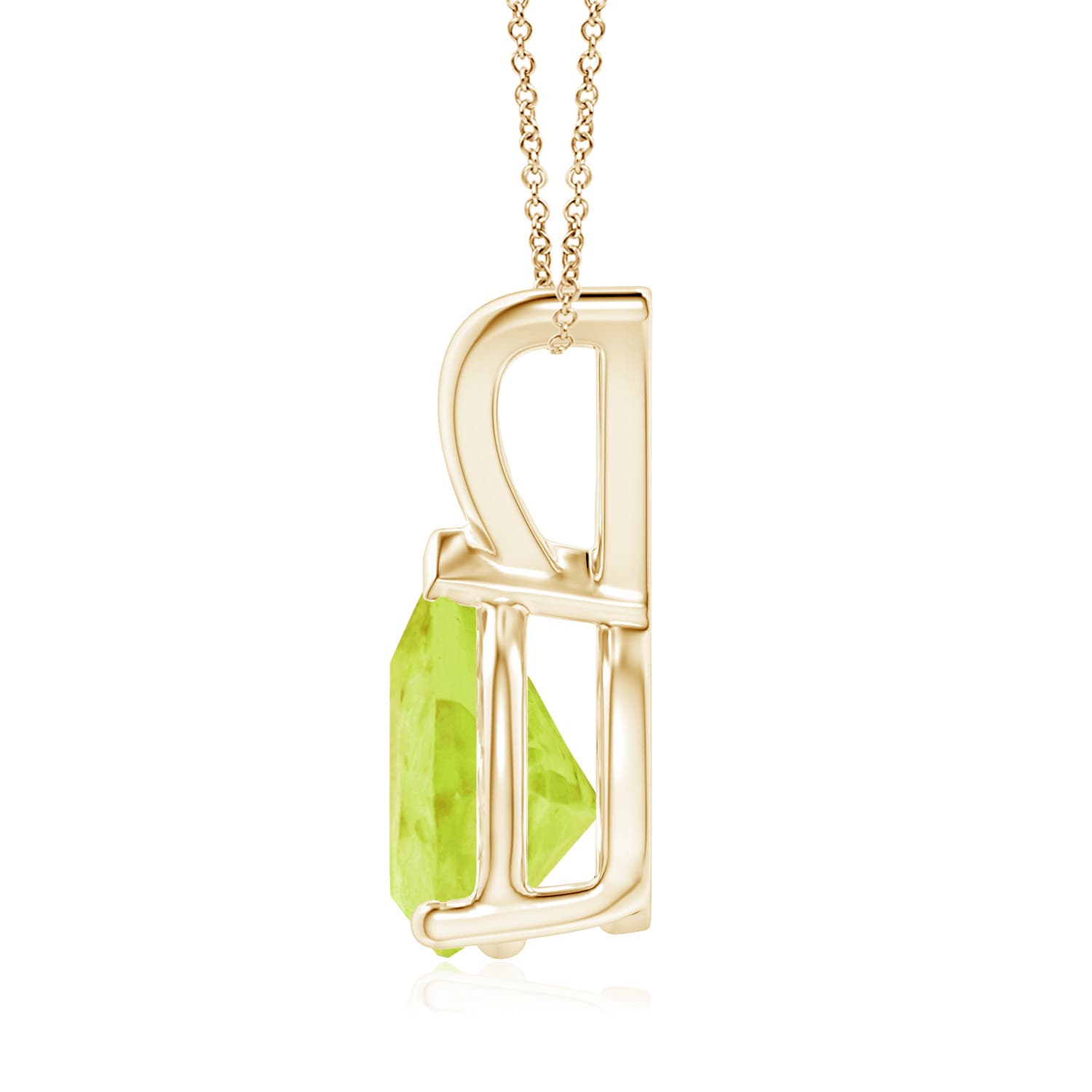 A - Peridot / 1.6 CT / 14 KT Yellow Gold