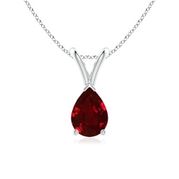 Solitaire Silver Ruby Jewelry