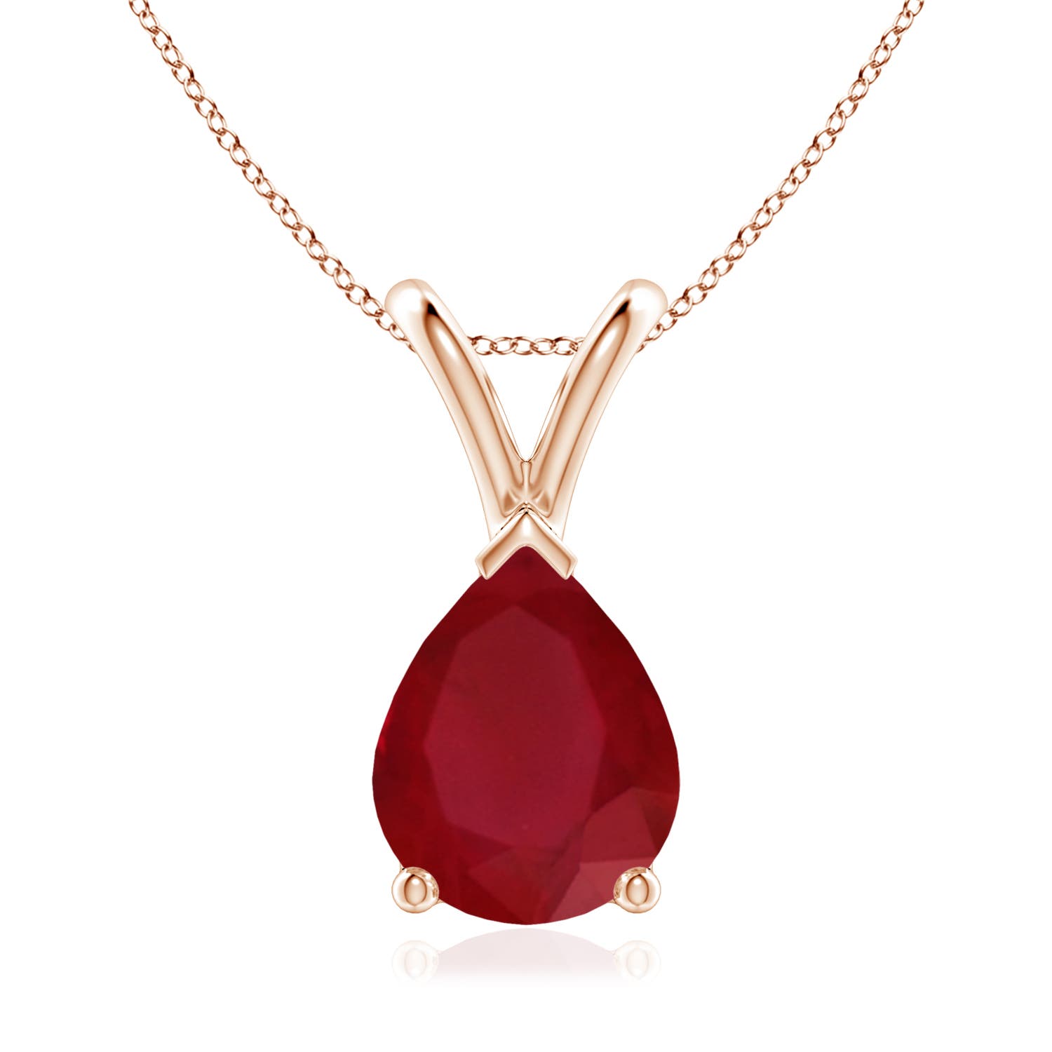 AA - Ruby / 1.9 CT / 14 KT Rose Gold