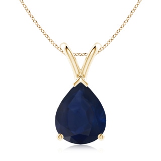 Pear A Blue Sapphire