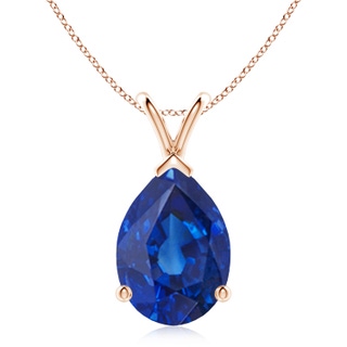 Pear AAA Blue Sapphire