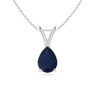Pear A Blue Sapphire