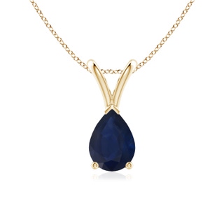 Pear A Blue Sapphire