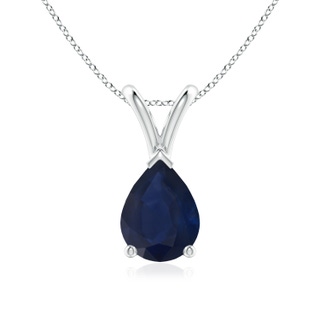 Pear A Blue Sapphire