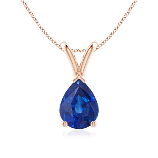 Pear AAA Blue Sapphire