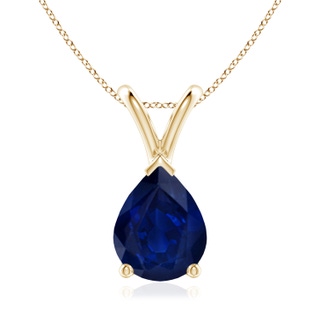 Pear AA Blue Sapphire