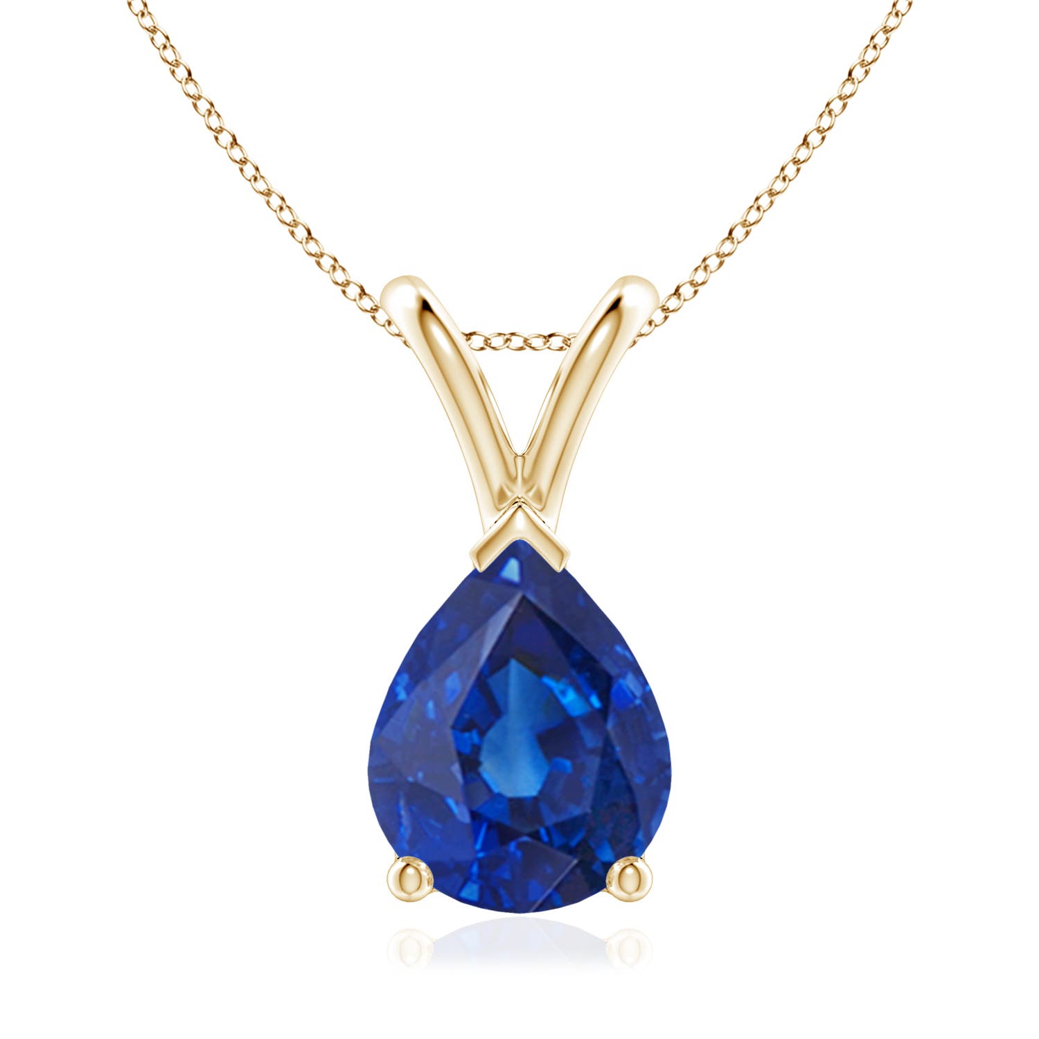 AAA - Blue Sapphire / 1.75 CT / 14 KT Yellow Gold