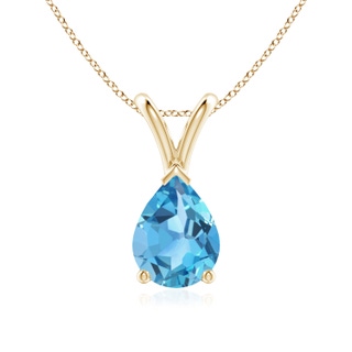 Pear AA Swiss Blue Topaz