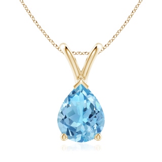 Pear A Swiss Blue Topaz
