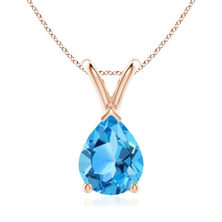 Pear AAA Swiss Blue Topaz