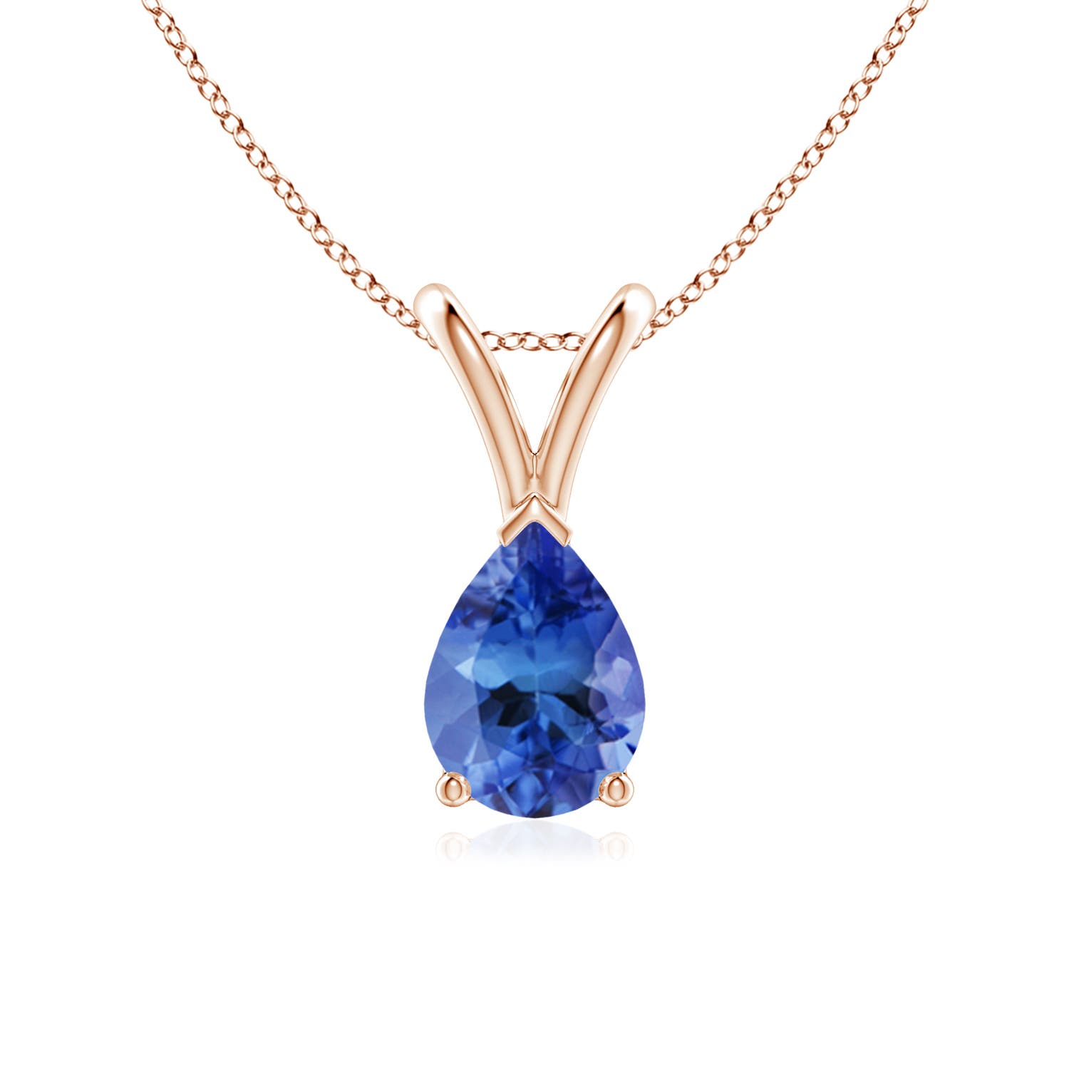 AA - Tanzanite / 0.65 CT / 14 KT Rose Gold