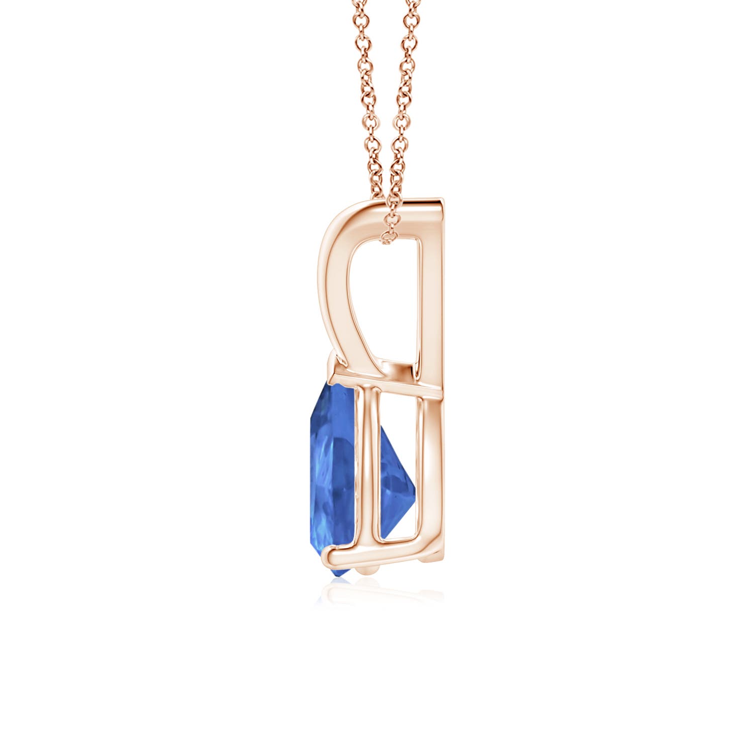 AA - Tanzanite / 0.65 CT / 14 KT Rose Gold