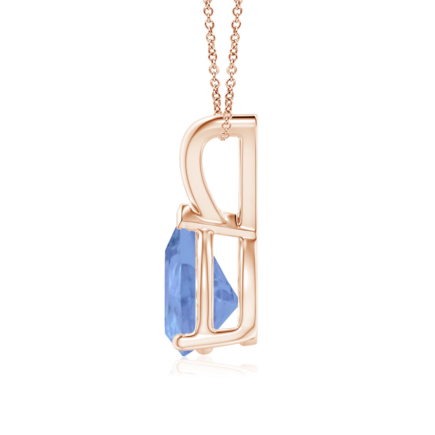 A - Tanzanite / 1.1 CT / 14 KT Rose Gold