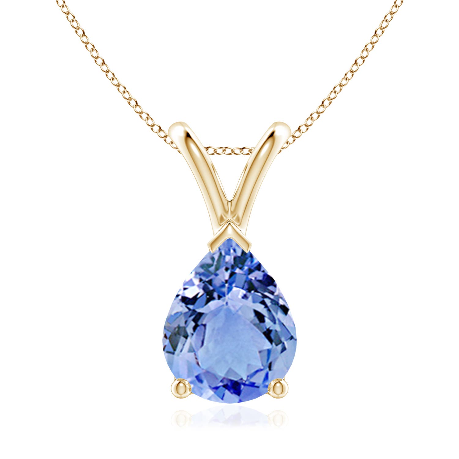 A - Tanzanite / 1.65 CT / 14 KT Yellow Gold