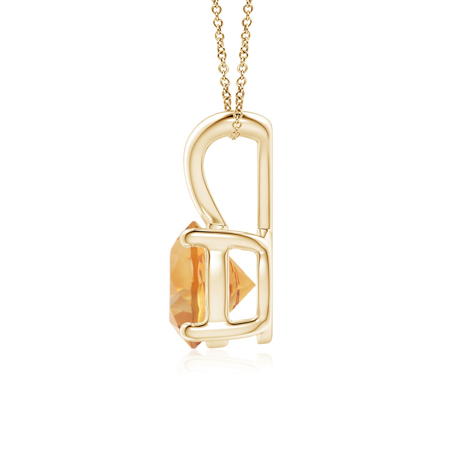 A - Citrine / 1.25 CT / 14 KT Yellow Gold