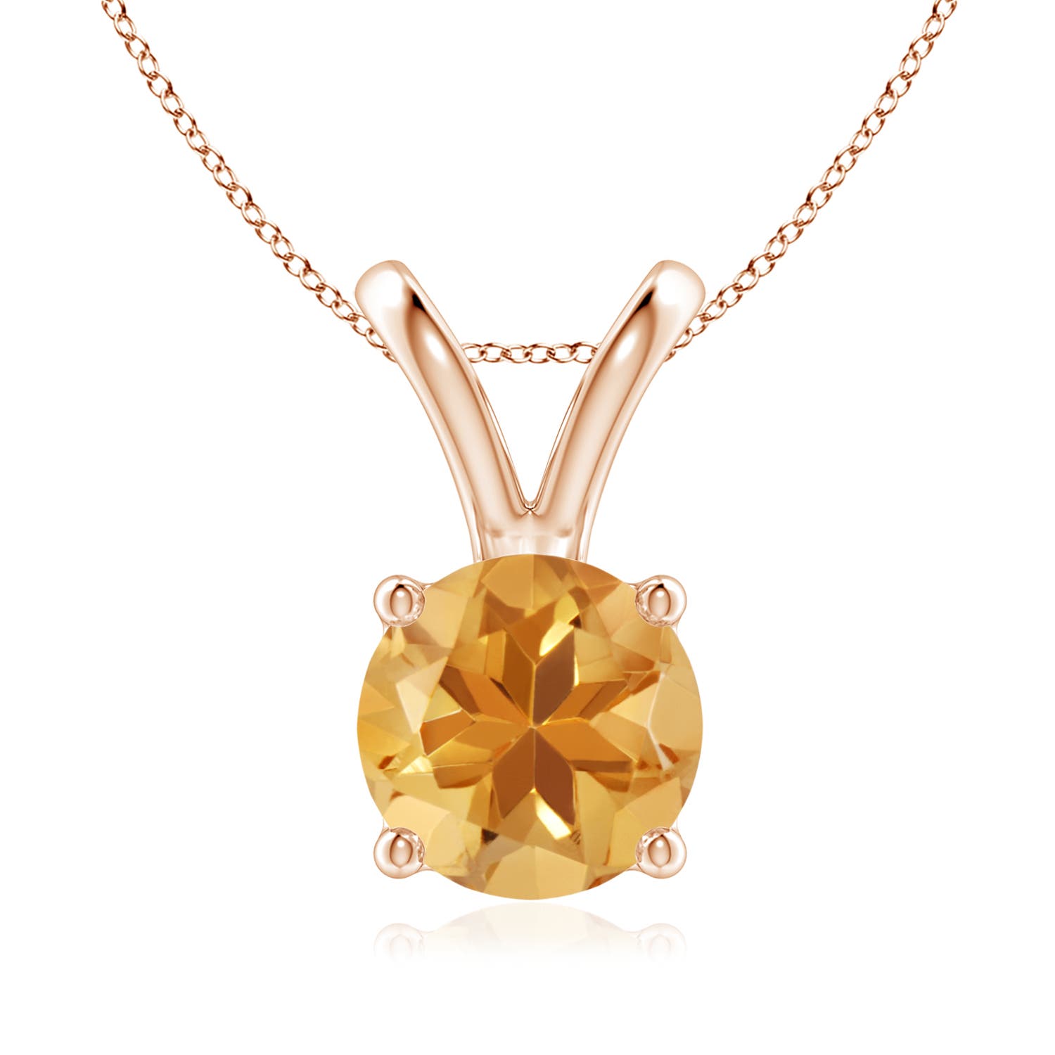 A - Citrine / 1.7 CT / 14 KT Rose Gold