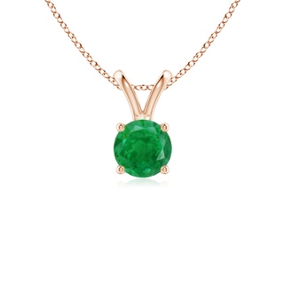 Round AA Emerald