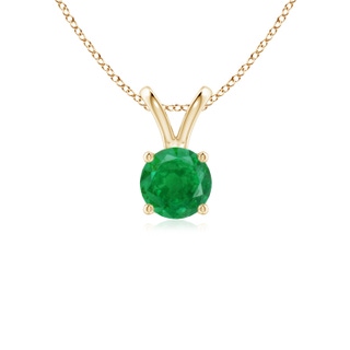 Round AA Emerald