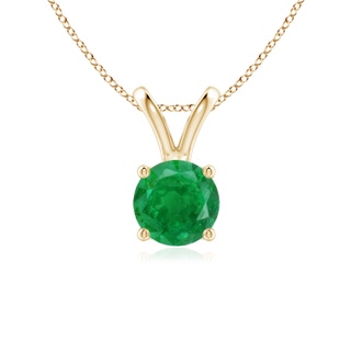 Round AA Emerald