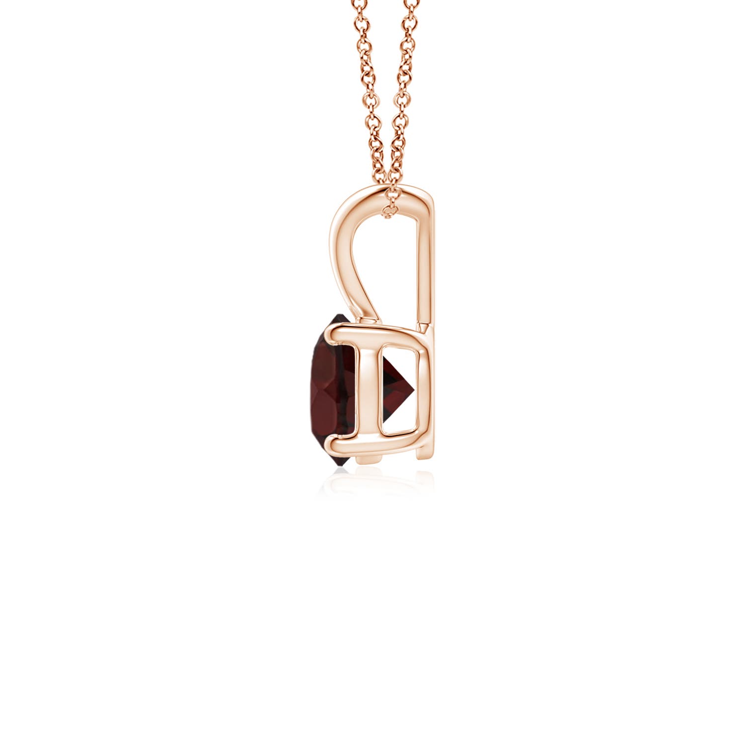 A - Garnet / 0.6 CT / 14 KT Rose Gold