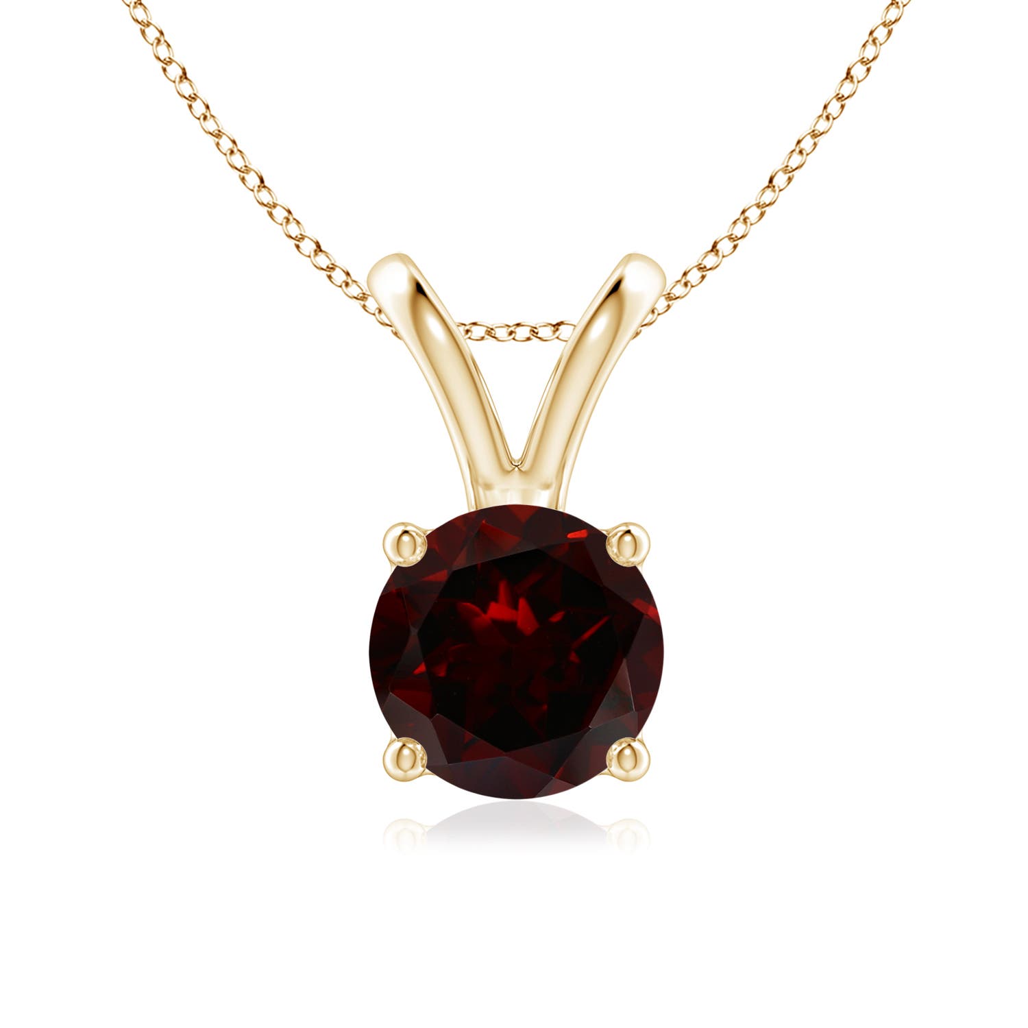 A - Garnet / 1.5 CT / 14 KT Yellow Gold