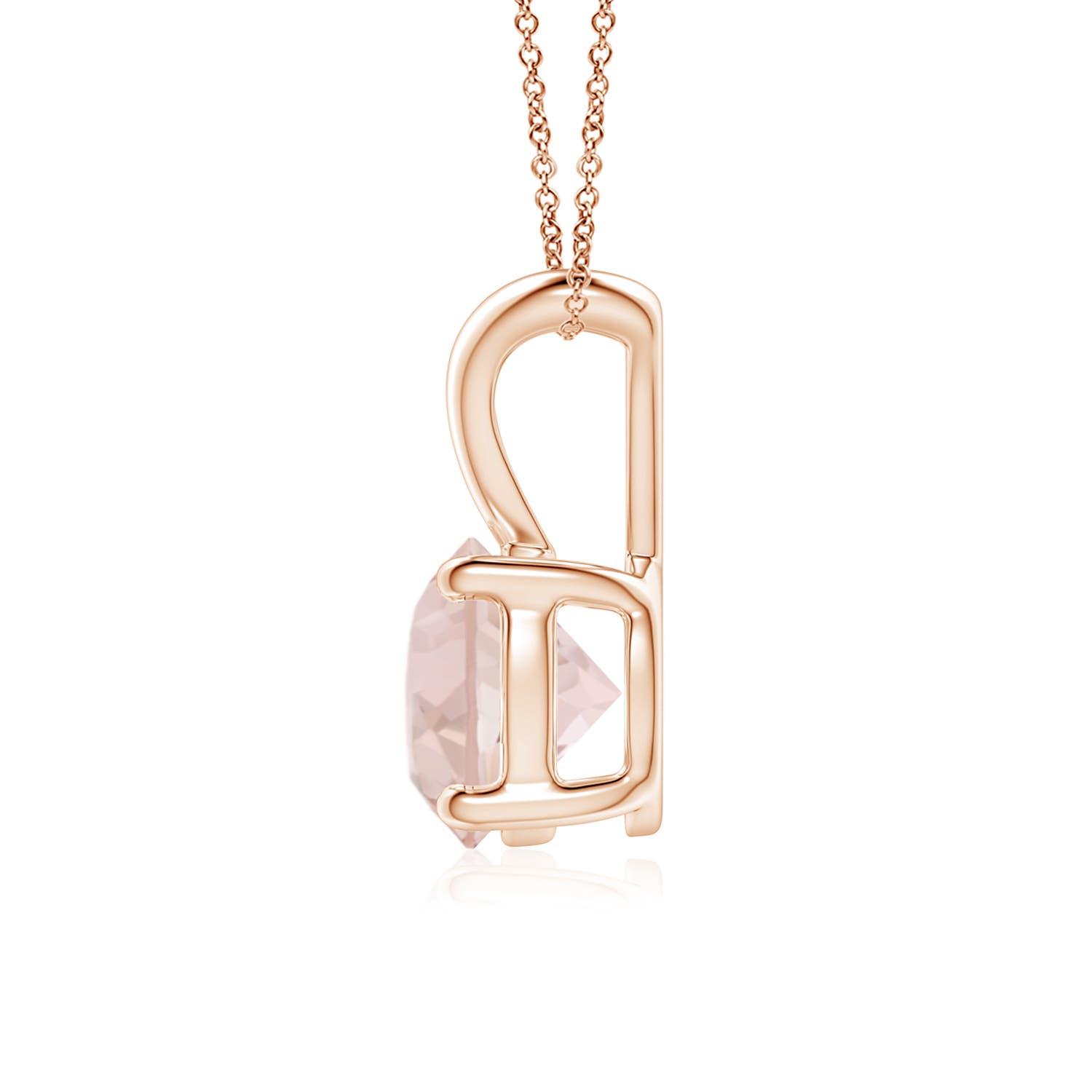 AA - Morganite / 1.1 CT / 14 KT Rose Gold