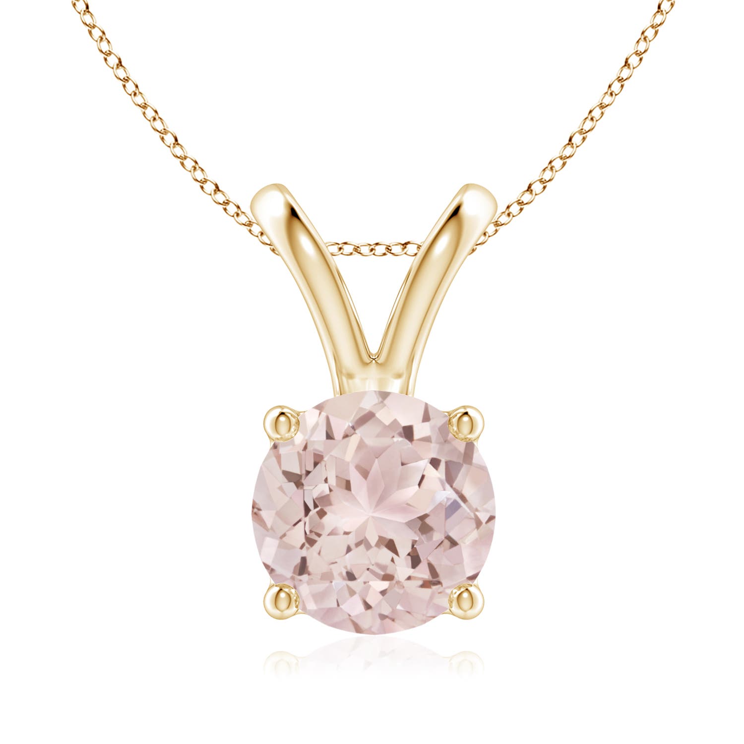 A - Morganite / 1.65 CT / 14 KT Yellow Gold