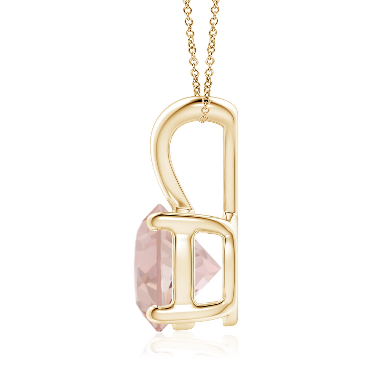 AA - Morganite / 1.65 CT / 14 KT Yellow Gold