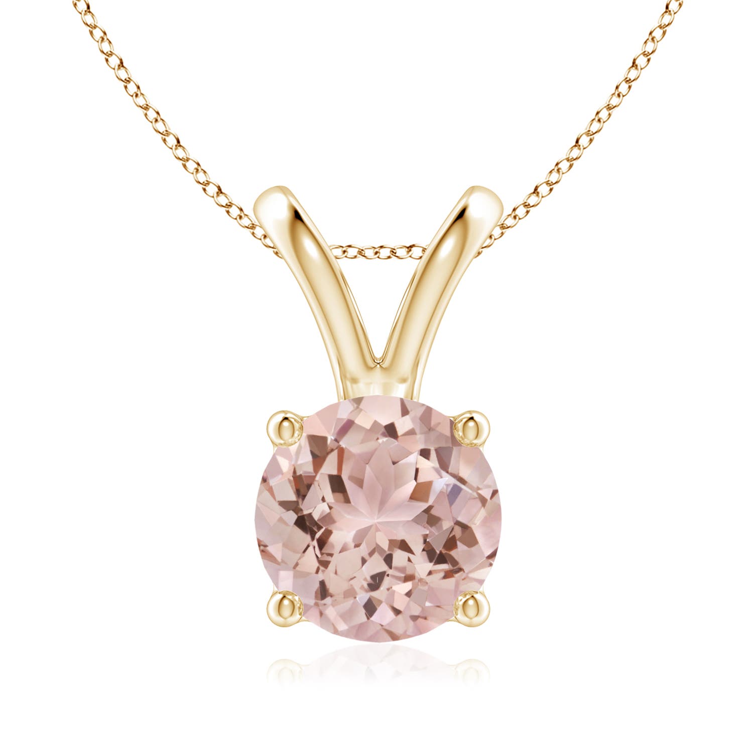 AAA - Morganite / 1.65 CT / 14 KT Yellow Gold