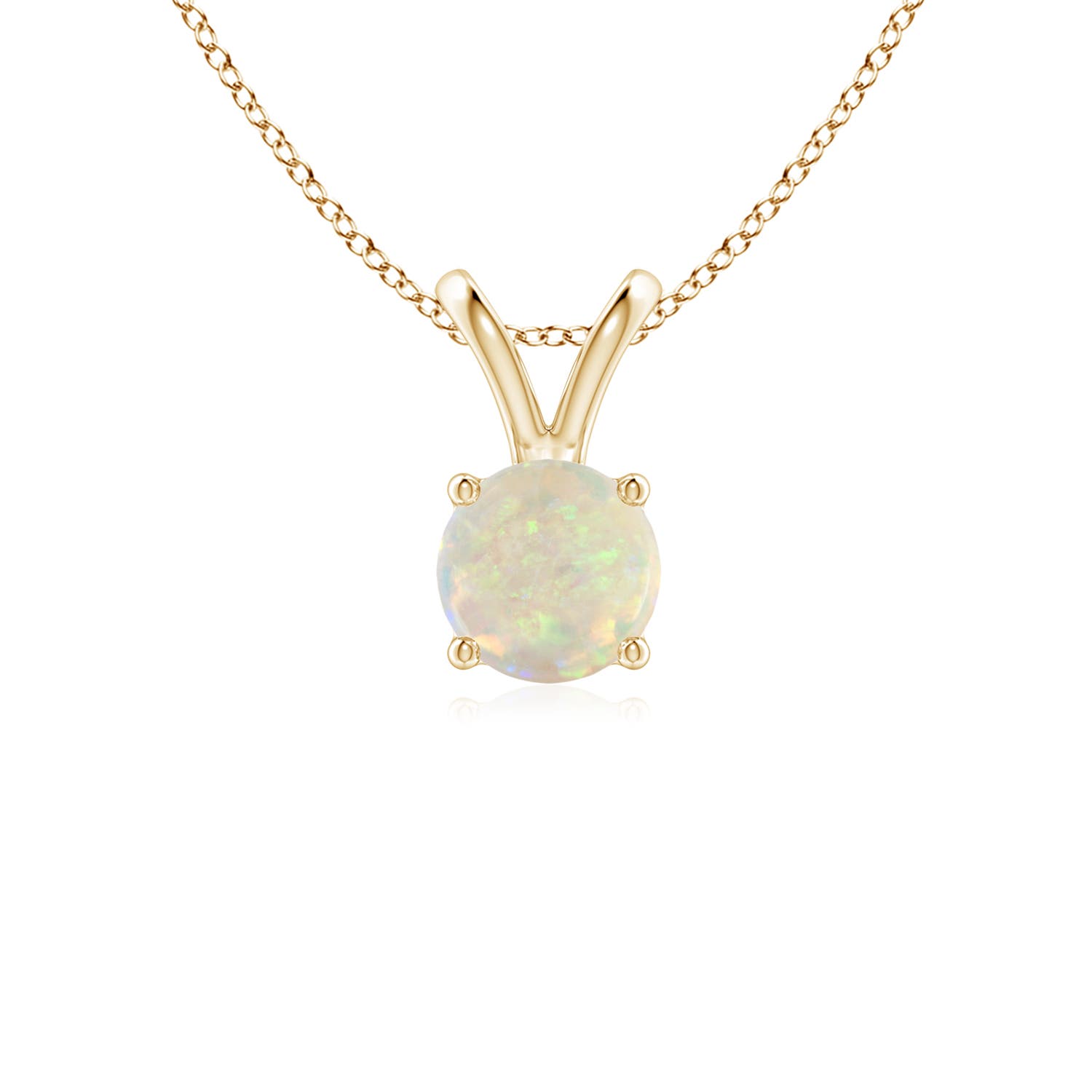 AAA - Opal / 0.33 CT / 14 KT Yellow Gold