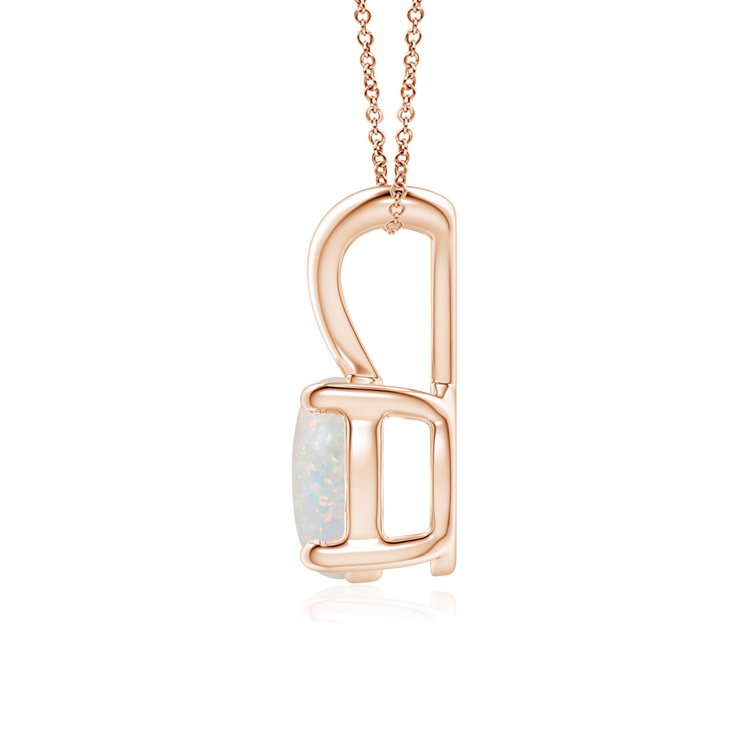 AA - Opal / 0.75 CT / 14 KT Rose Gold